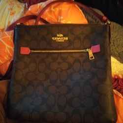 Cross Body Coach Leather Purse
