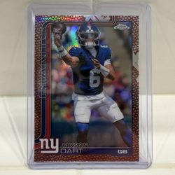 2025 Topps Chrome Jaxson Dart Leather Refractor