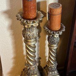 Tall candleholders