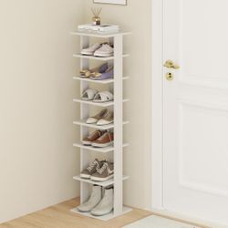 Tangkula 8-Tier Vertical Shoe Rack, Space-Saving  For Sale $21.00 50%+ OFF Retail $42.99 NEW IN BOX