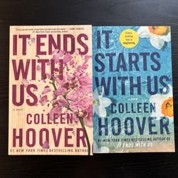 It Ends With Us & It Starts With Us By Colleen Hoover Paperback Set