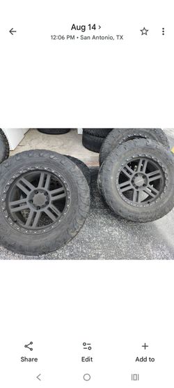20" wheels fits Toyota n tundra's 5x150 bolt pattern  great condition in has tires but need replace great deal only 500.00