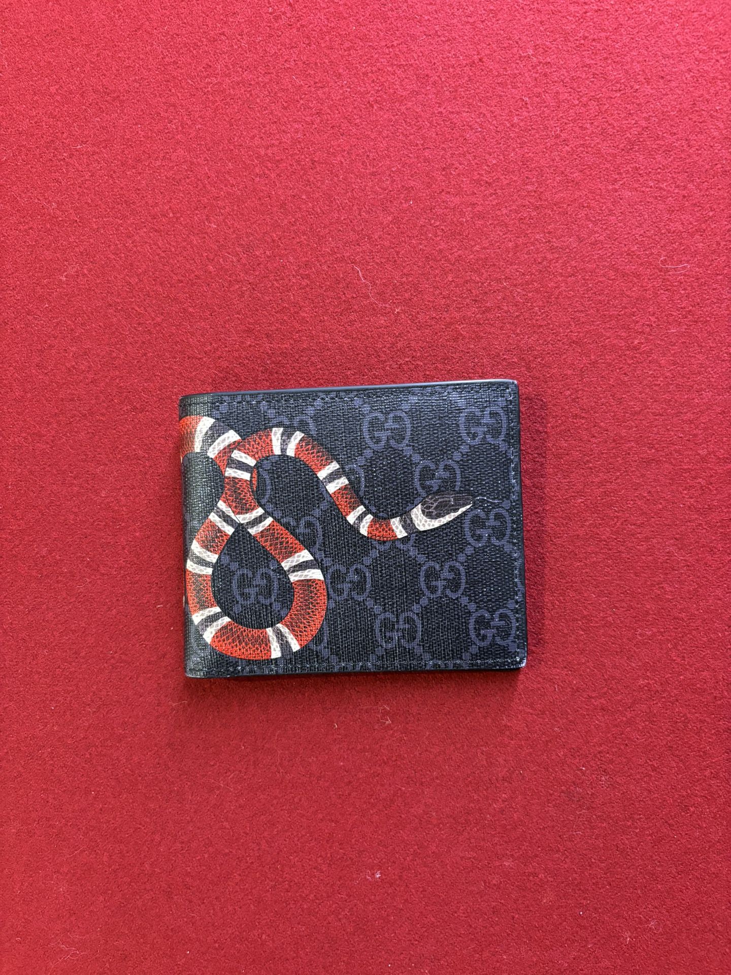 Kingsnake Print GG Supreme Wallet