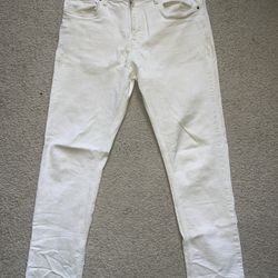 Papadim & Cloth Cream White Denim Jeans 