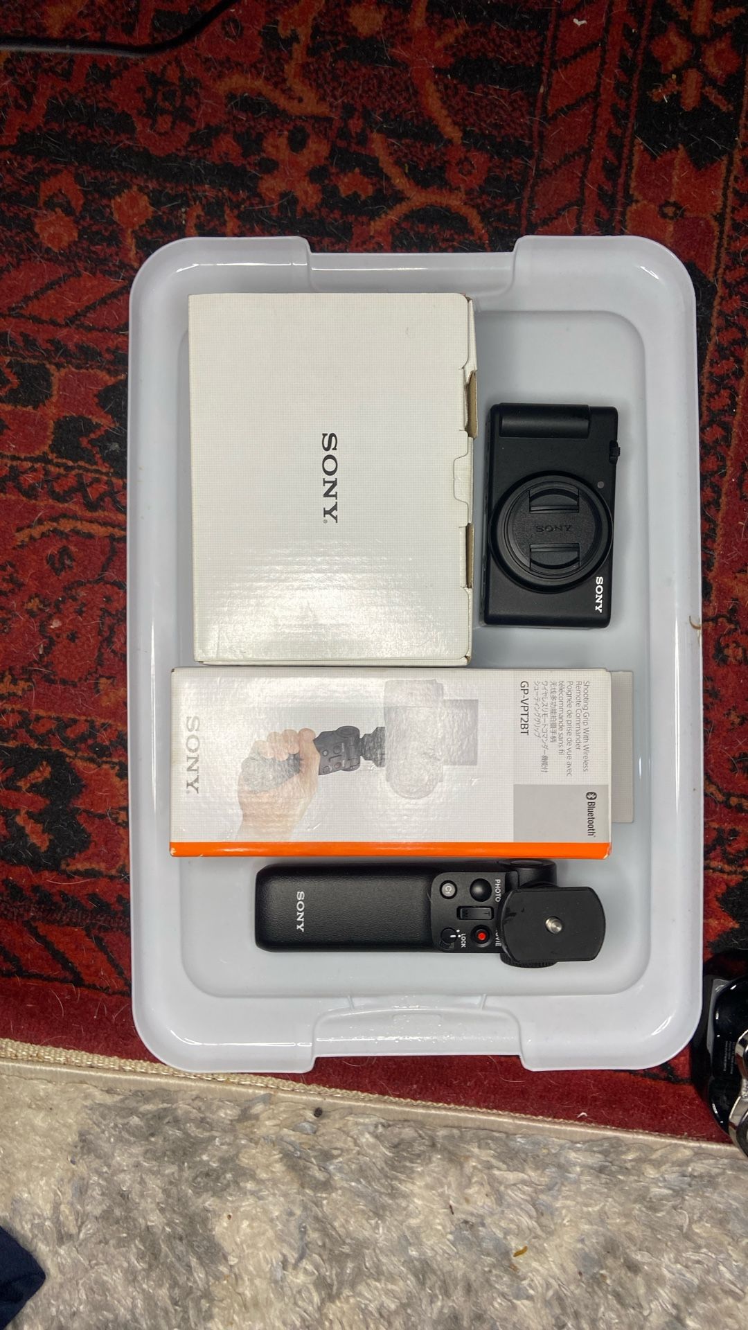 Sony ZV-1 + GP-VPT2BT Bluetooth Grip — 4K Vlog Kit (Excellent)