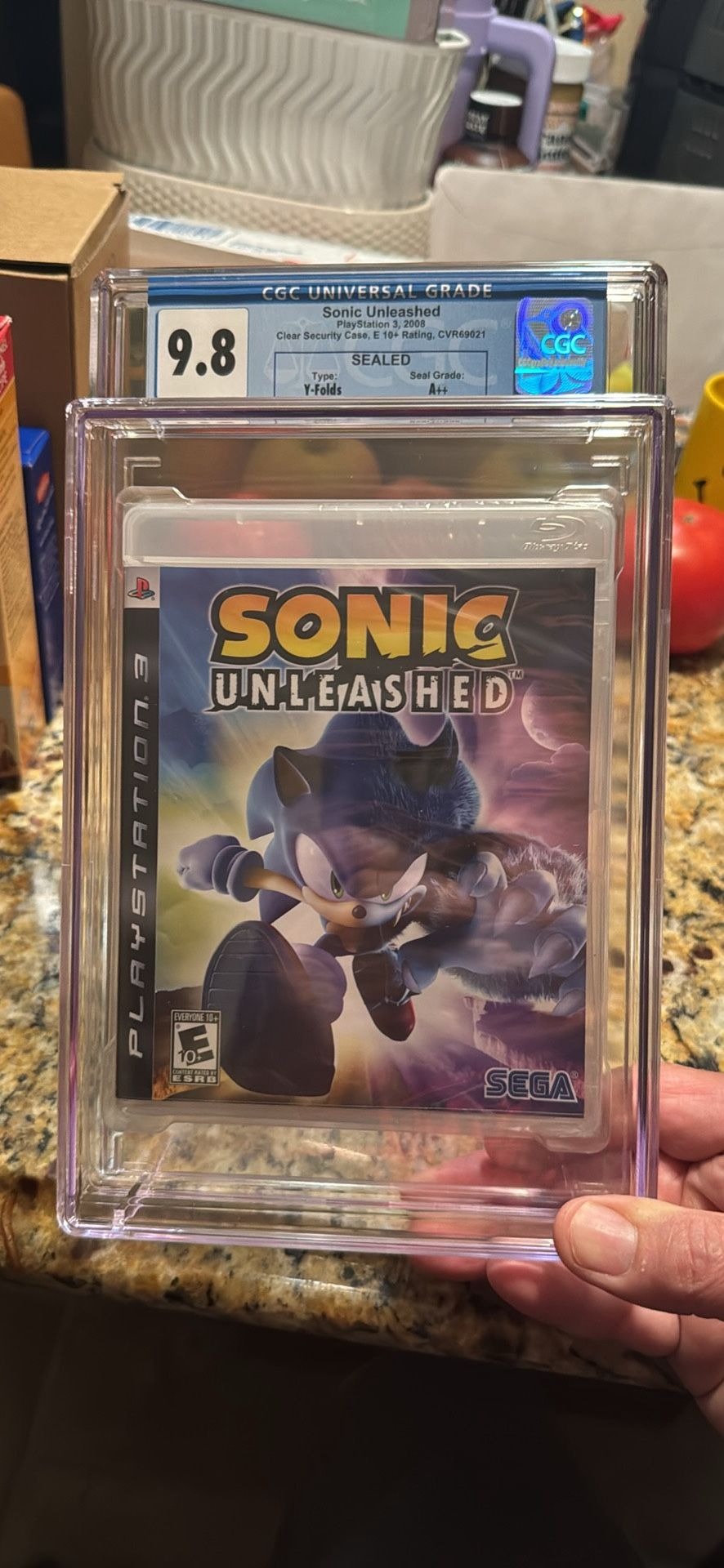 Sonic Unleashed - Sony PlayStation 3 - CGC Graded 9.8 A++