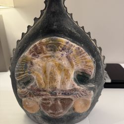 Odd Vase Or Jug. Perhaps Mayan. Has No Markings. 
