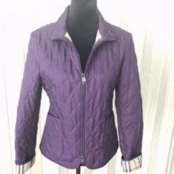 BURBERRY LONDON, JACKET; SIZE NO LISTED, ESTIMATED SIZE S