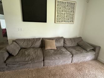Stain-Resistant grey sofa