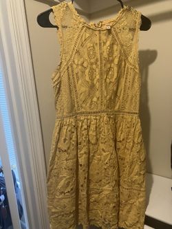 Yellow Casual Sundress