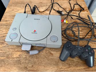 Sony PlayStation 1 PS1 Console Bundle Controller Cables Mr Driller Working