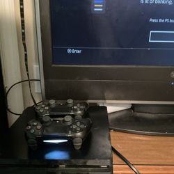 Ps4 and 2 Controllers