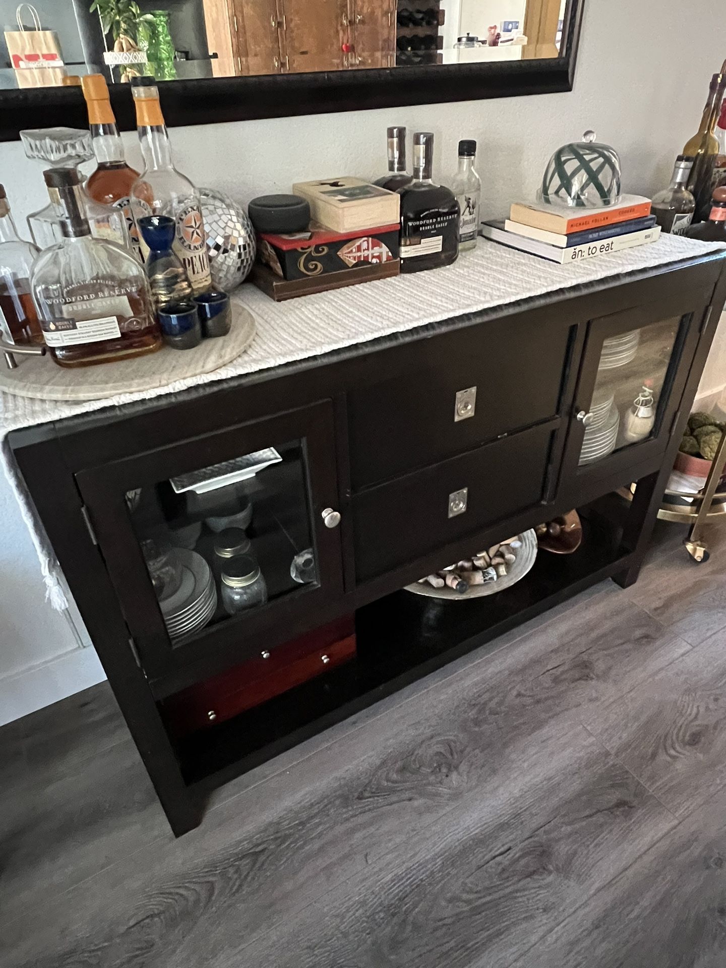 Side Buffet Cabinet – 47”L x 16”W x 32”H