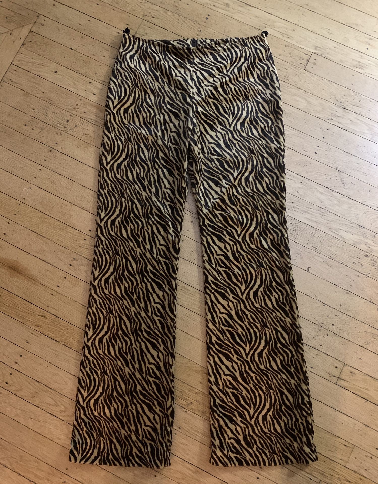 Tiger Stripe Boot Cut Pants