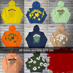 sp5der and denim tears hoodies
