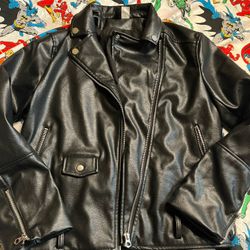Pleather Jacket Size Xxs