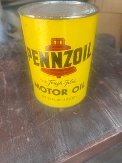 Pennzoil vintage oil cans