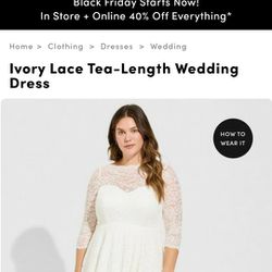 Wedding Dress Size 18 