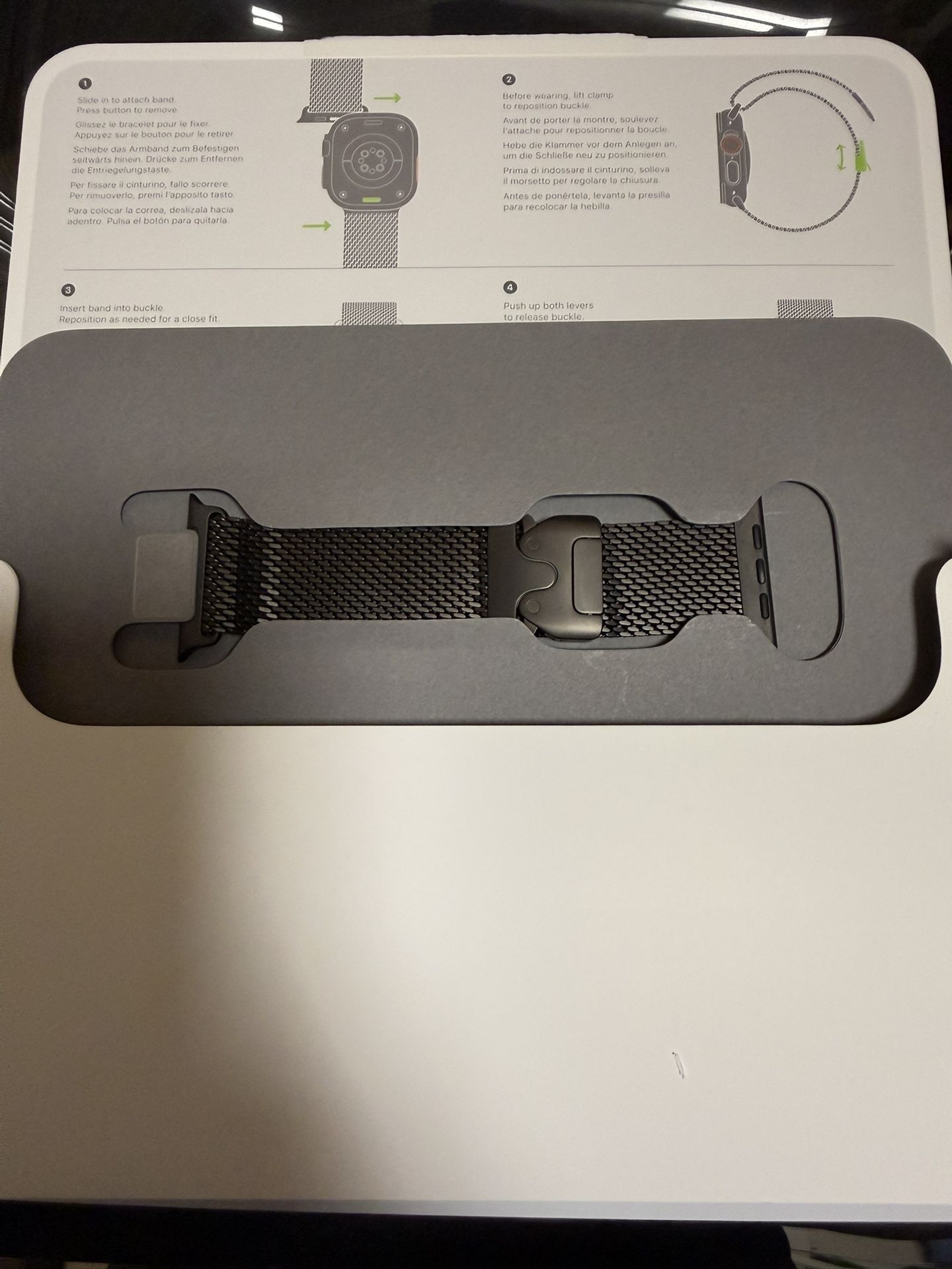 Apple Titanium BlackMilanese Loop 49mm - Ultra 3 17 Pro Max