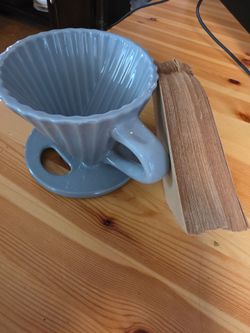 Chantal 8oz Ceramic Pour Over & filters