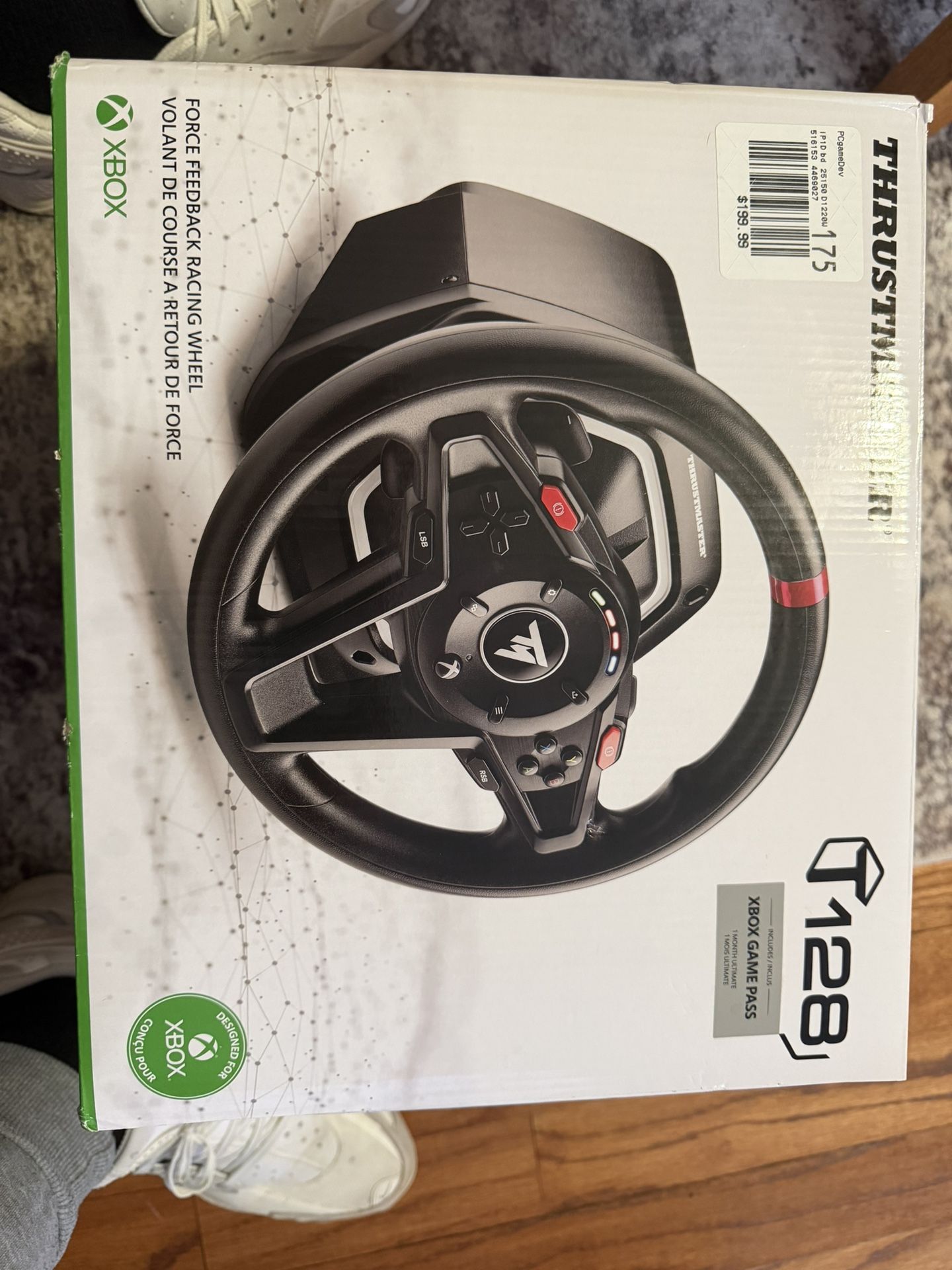 Thrustmaster T128 Noir USB Volant + pédales Analogique PC, PlayStation 4, PS5 | Rakuten