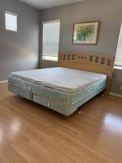 Free King size bed and mattress