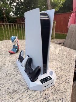 PS5 with 2 controllers