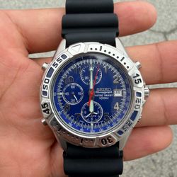 Vintage seiko blue dial