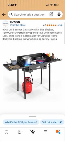 2 Burner Gas Stove
