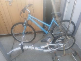 Womens Bike with Tag along