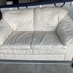 Free Leather loveseat