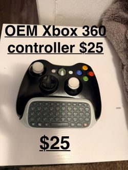 OEM Xbox 360 controller with chatpad $25