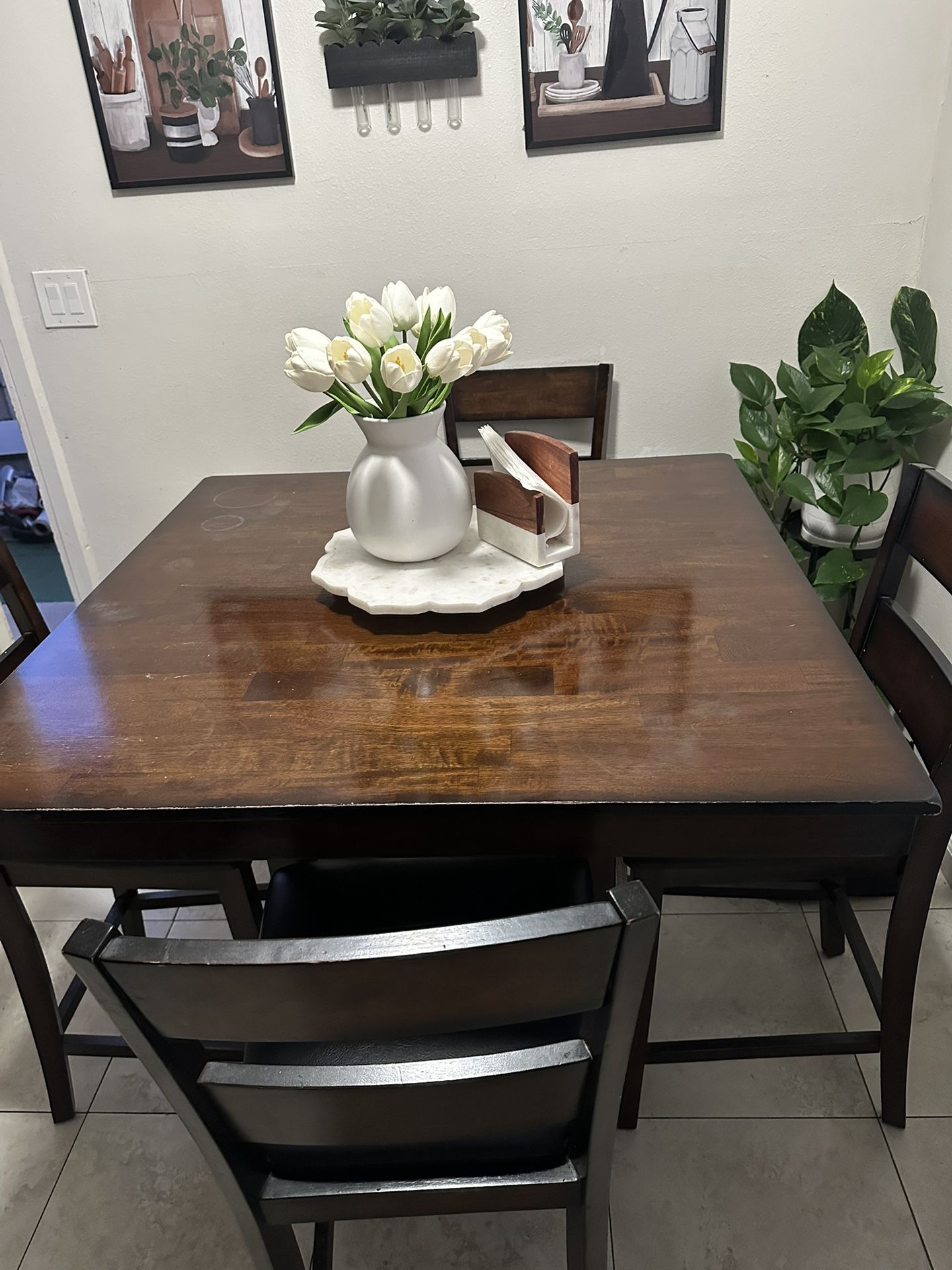 Dining Table 4 Chairs