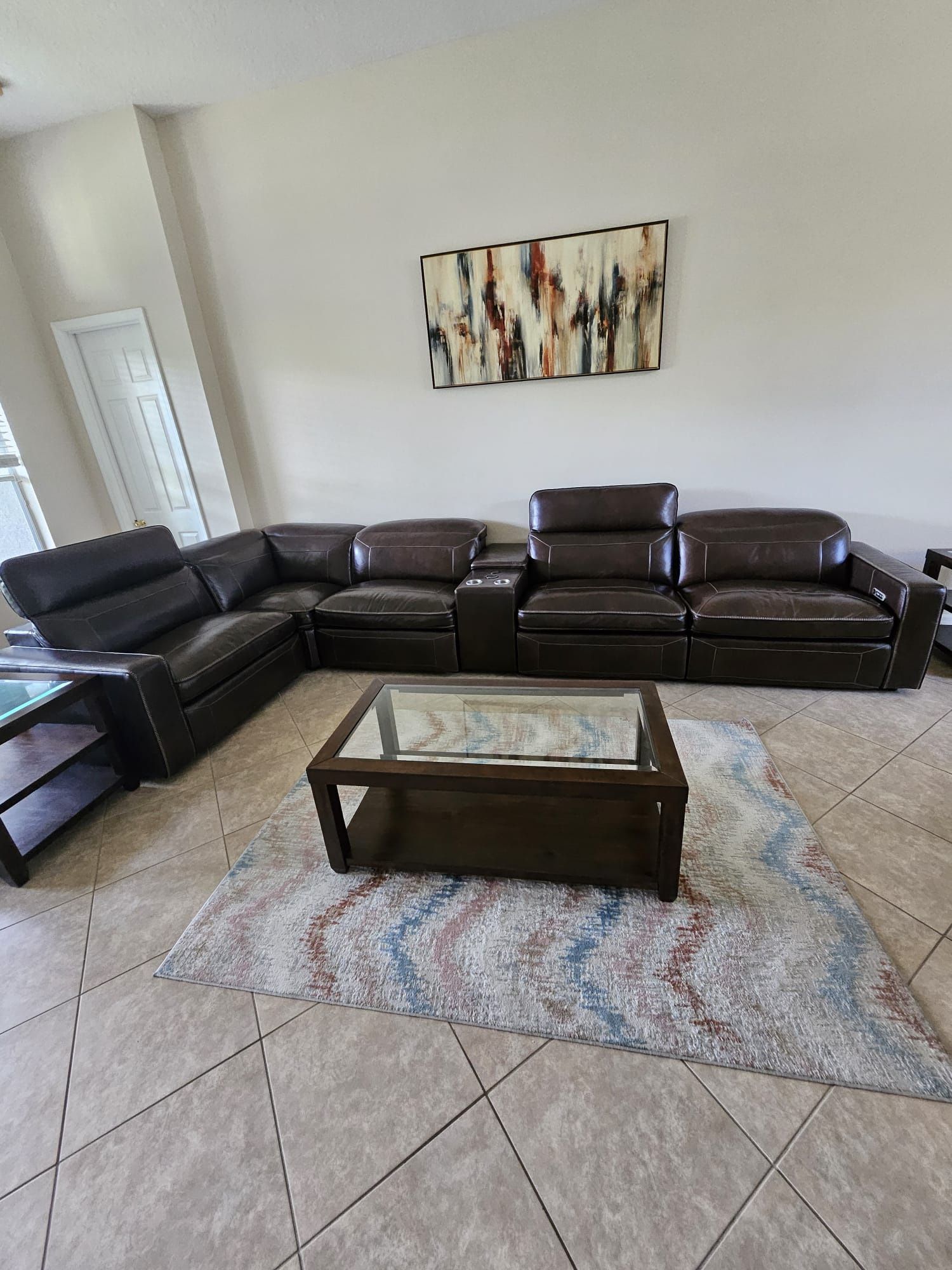 Beautiful Reclining Leather Couch For Sale!!!!!