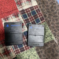 Ps2 Memory Cards 8mb