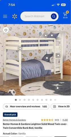 White Wood Twin Bed Frame with Mattress