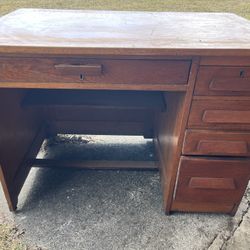 Antique Wood Desk