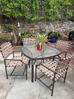 Vintage tropitone cantina patio dining set 5pcs U.S.A Made