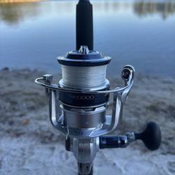 🐠 Like New Shimano Sarago SW 10000 Reel & Preowned Shimano 7FT 20-40Lb Rod 🔥 