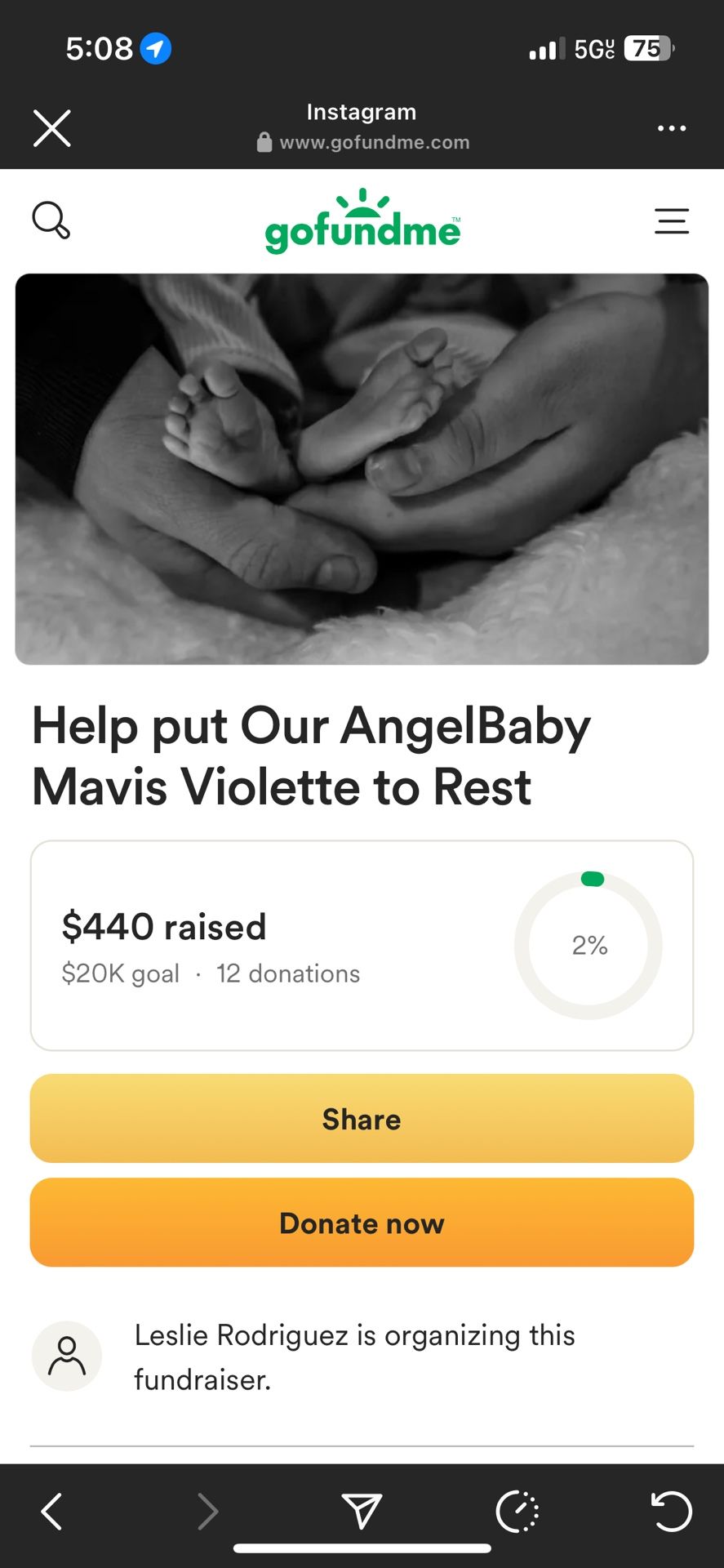 please help donate to my babygirl. anything helps