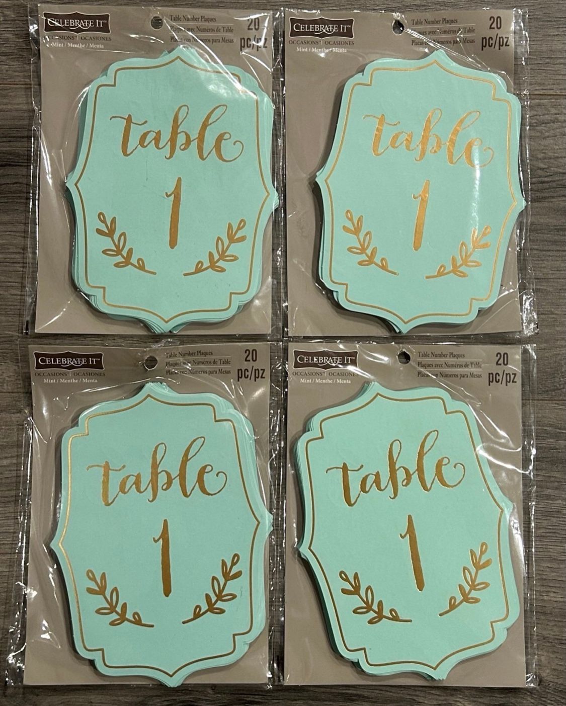 Table Numbers | (20pc)