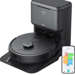 eufy L60 Robot Vacuum with Self Empty Station, Hair Detangling Technology, Up to 60 Days Hands Free Cleaning, 5,000 Pa Suction, Remove Hair, Dust