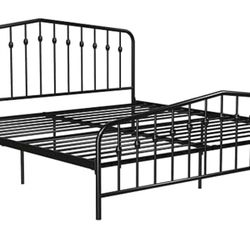 Brand New King Black Metal Bed Frame