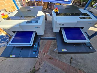 3 TexJet Echo 2 PolyPrint DTG Printers - As-Is / Repair & Parts Lot