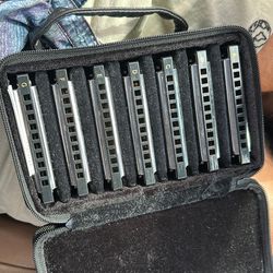 7 Harmonica Set By Eastar Major Blues