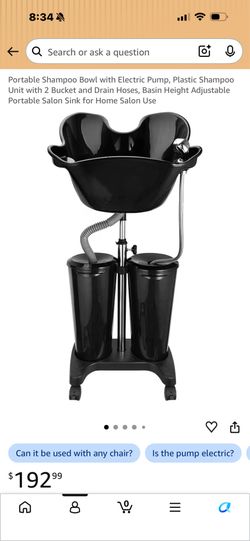 Portable Shampoo Bowl