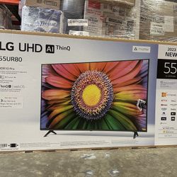 LG 55” UR8000 AUB Series LED 4K UHD webOS 22 Smart with ThinQ AI TV Brand New In Box