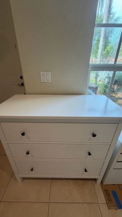 White dresser