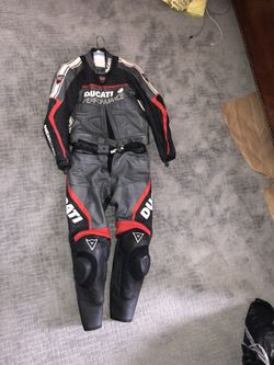 Ducati Dainese motorcycling track suit professional