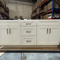 72” Double Sink Bathroom Vanity | 3 Drawers | Modern White Cabinet 🛁✨